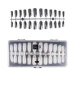 Типсы гелевые  RichcoloR для ногтей в пластиковом контейнере 240 шт (Овал)