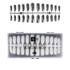 Типсы гелевые  RichcoloR для ногтей в пластиковом контейнере 240 шт (Овал)