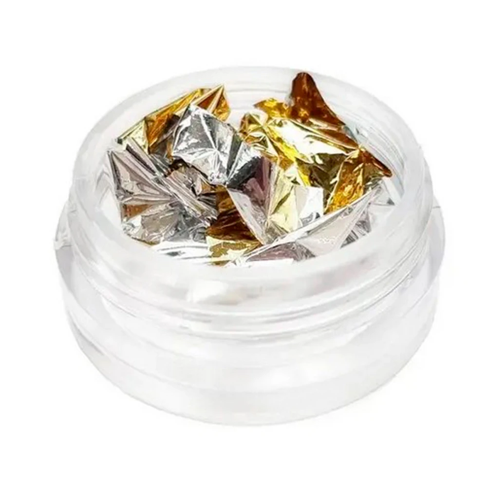 Фольга RichcoloR в баночке (золото-серебро)