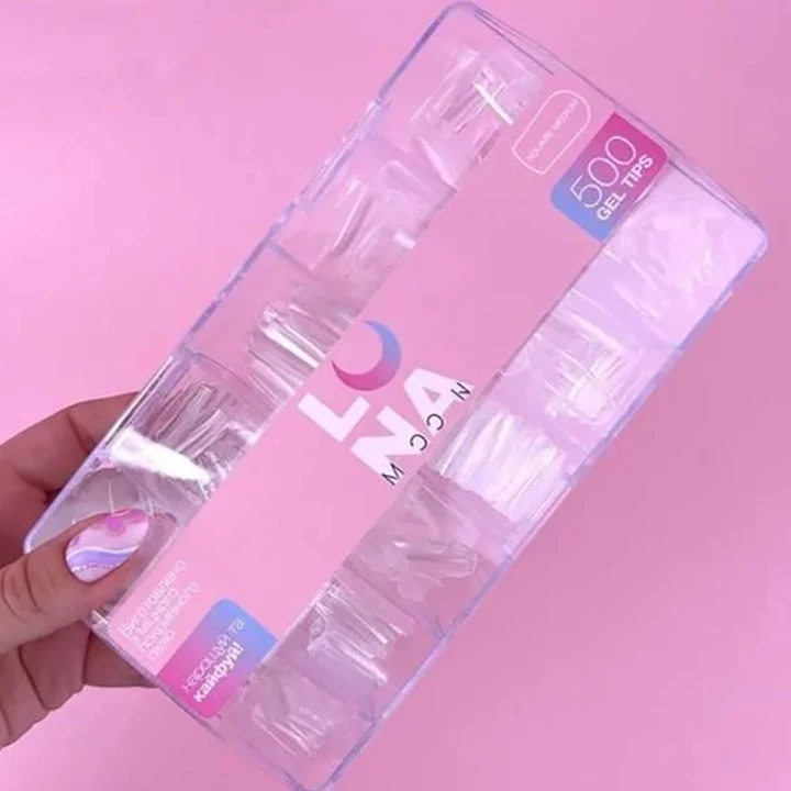 Типсы гелевые LunaMoon (Square Medium)