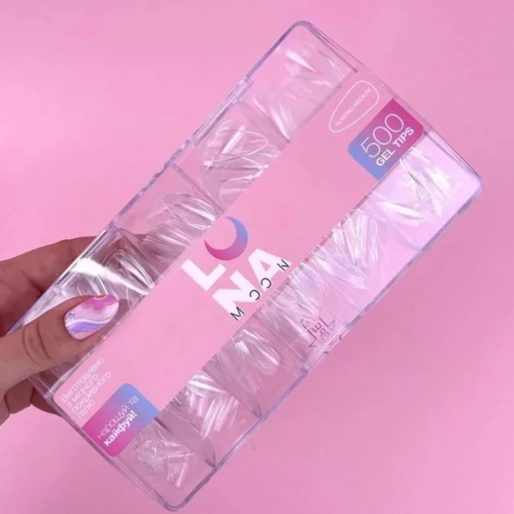 Типсы гелевые LunaMoon (Almond Medium)