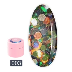 Блесточки для ногтей LunaMoon Unicorn Gel 5 мл (03)