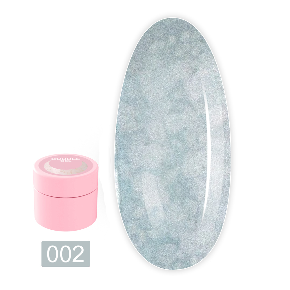Блесточки для ногтей LunaMoon Bubble Gel 5 мл (02)