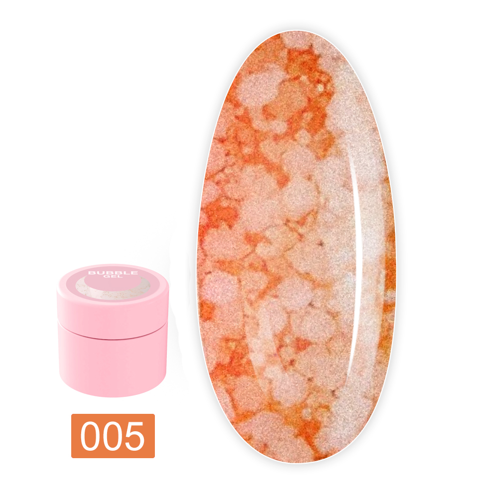 Блесточки для ногтей LunaMoon Bubble Gel 5 мл (05)