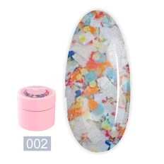 Блискітки для нігтів LunaMoon Geometric Gel 5 мл (02)