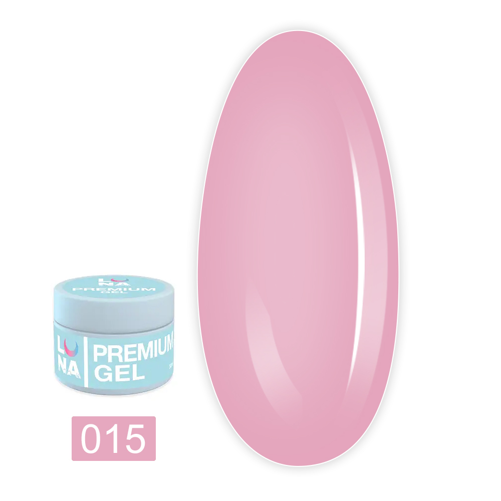 Гель для нарощування LunaMoon Premium Gel 15 мл (15)