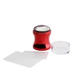 Штамп для стемпинга односторонний+ 2 пластины хром круглый