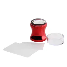 Штамп для стемпинга односторонний+ 2 пластины хром круглый