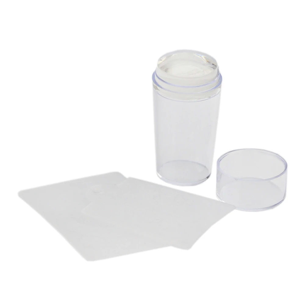 Штамп для стемпинга силиконовый двусторонний со скрапером 62 см х 3 см х 25 см 2 ед.