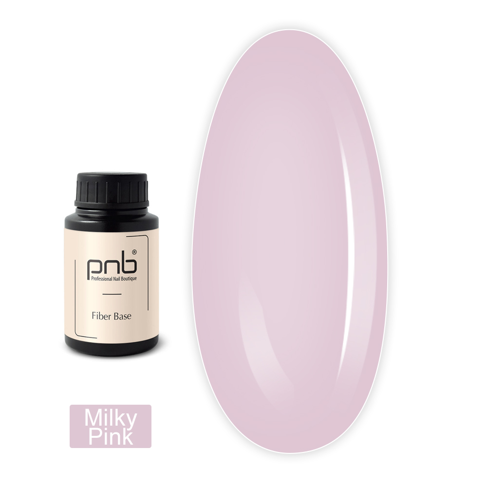 База для гель-лаку PNB UV Base REVITAL Fiber 30 мл (Milky Pink)