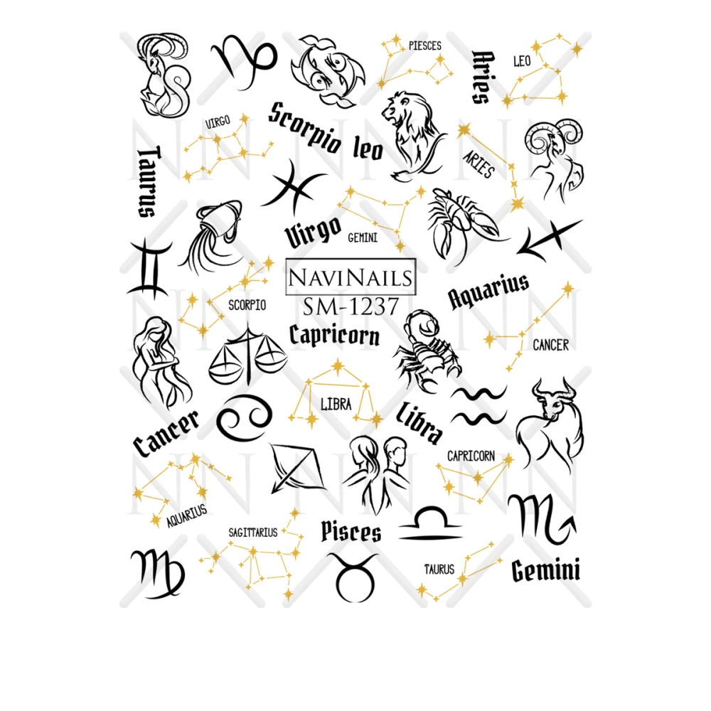 Слайдер DreamNails с белой подкладкой (SM-1237)