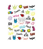 Слайдер DreamNails с белой подкладкой (SM-1251)