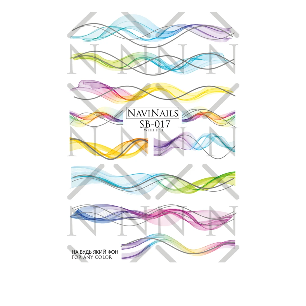 Слайдер DreamNails с белой подкладкой Max (SB-017 silver)