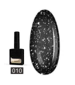Гель лак Heylove 15 мл (010 Powerfull Черный с голографическим шимером)