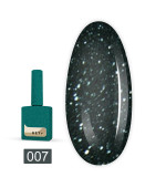 Гель-лак Heylove 15 мл (007 Playfull Темно-зелений з голографічним шимером)