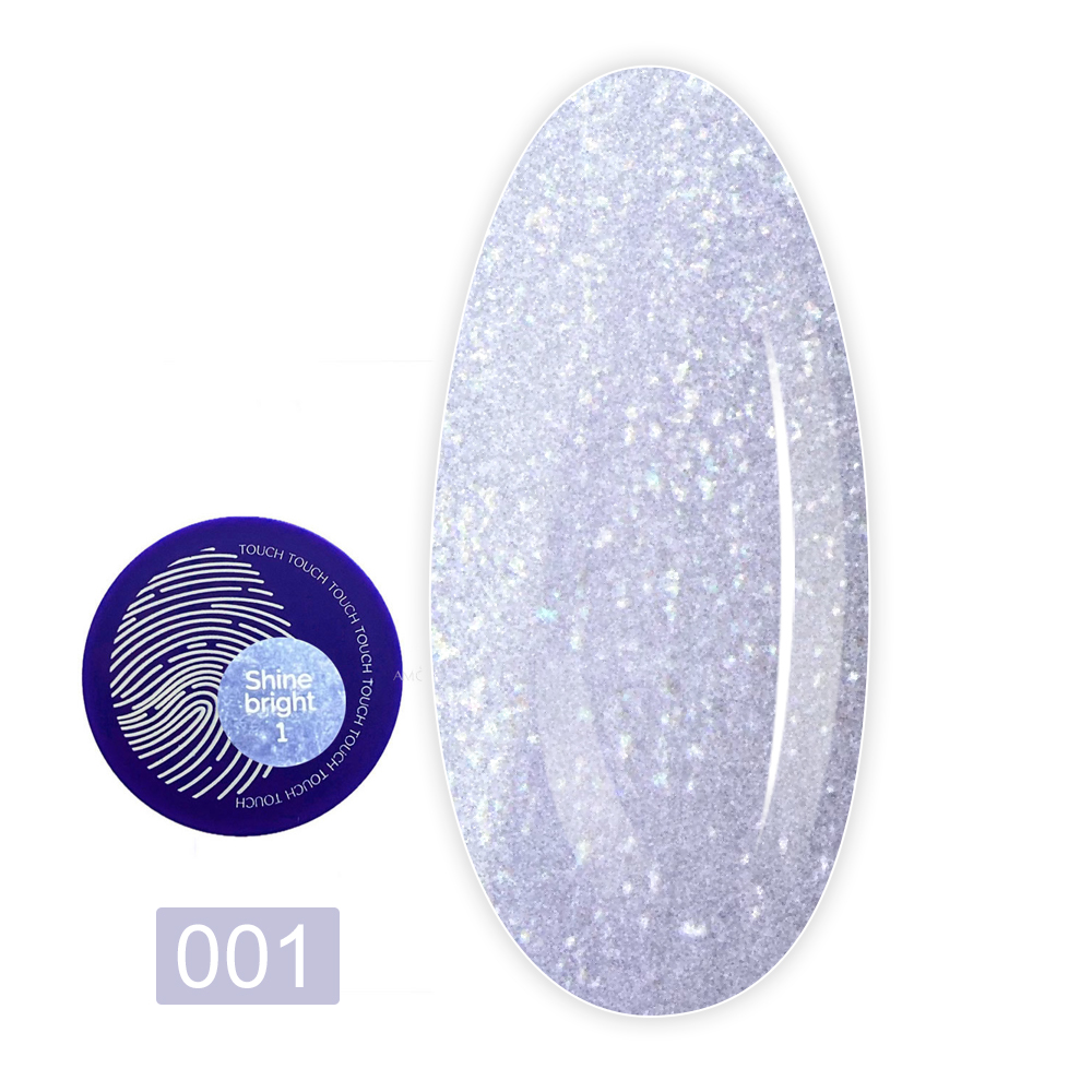 Гель Touch Builder Shine Bright Gel 15 мл бк (01)