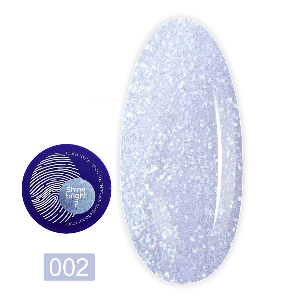Гель Touch Builder Shine Bright Gel 15 мл бк (02)