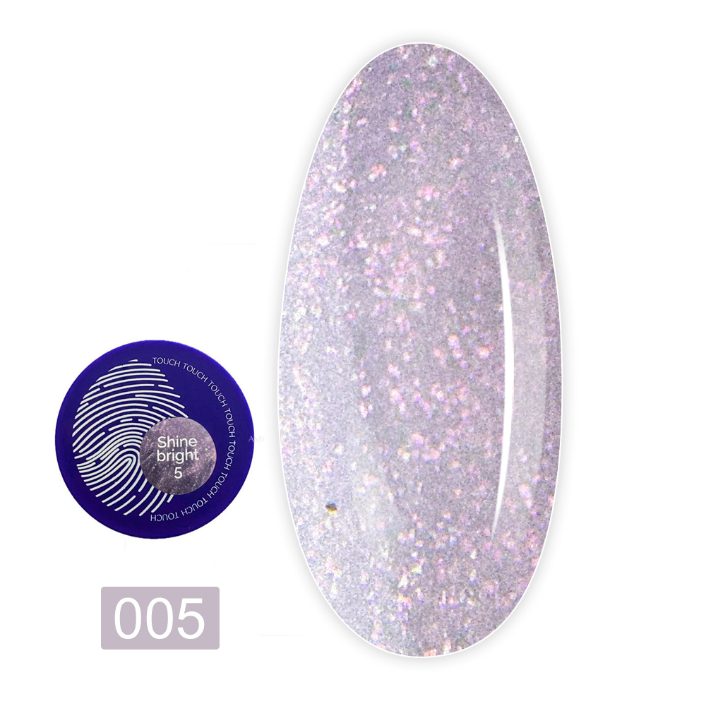 Гель Touch Builder Shine Bright Gel 15 мл бк (05)