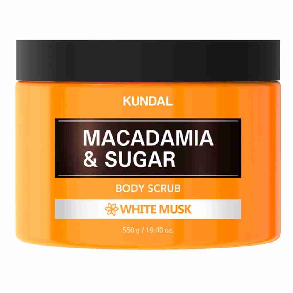 Скраб для тела Kundal Macadamia & Sugar Body Scrub White Musk 550 г