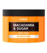Скраб для тела Kundal Macadamia & Sugar Body Scrub White Musk 550 г