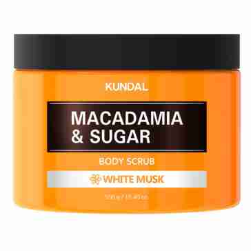 Скраб для тіла Kundal Macadamia & Sugar Body Scrub White Musk 550 г 