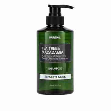 Шампунь Kundal Tea Tree & Macadamia Deep Cleansing Shampoo White Musk 500 мл