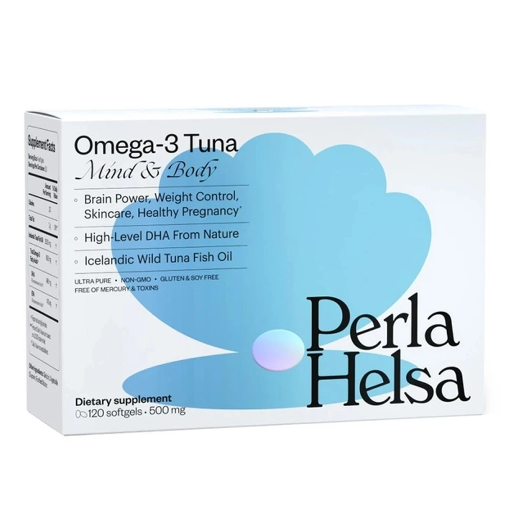 Омега-3 из Тунца Perla Helsa с DHA-формулой (120 капсул)