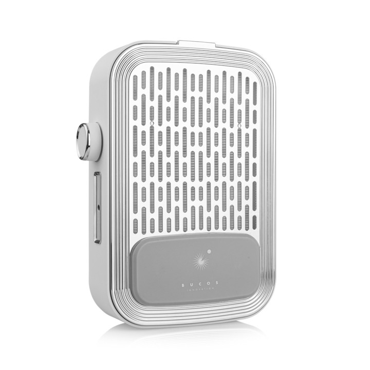 Вытяжка с фильтром НЕРА Bucos CYCLONE V3-B 100W с аккумулятором (Белая)