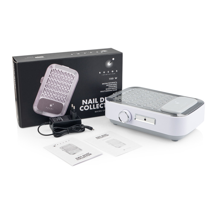 Вытяжка с фильтром НЕРА Bucos CYCLONE V3-B 100W с аккумулятором (Белая)