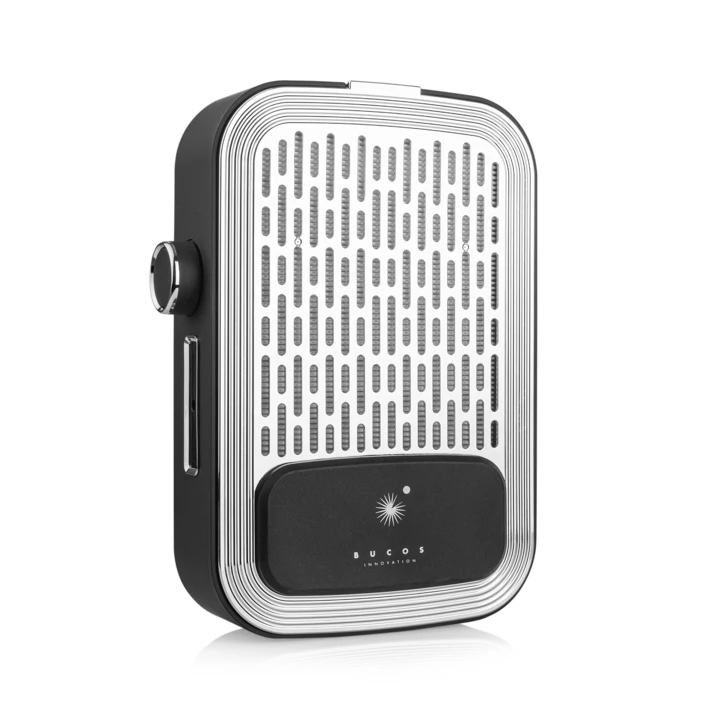 Вытяжка с фильтром НЕРА Bucos CYCLONE V3-B 100W с аккумулятором (Черная)