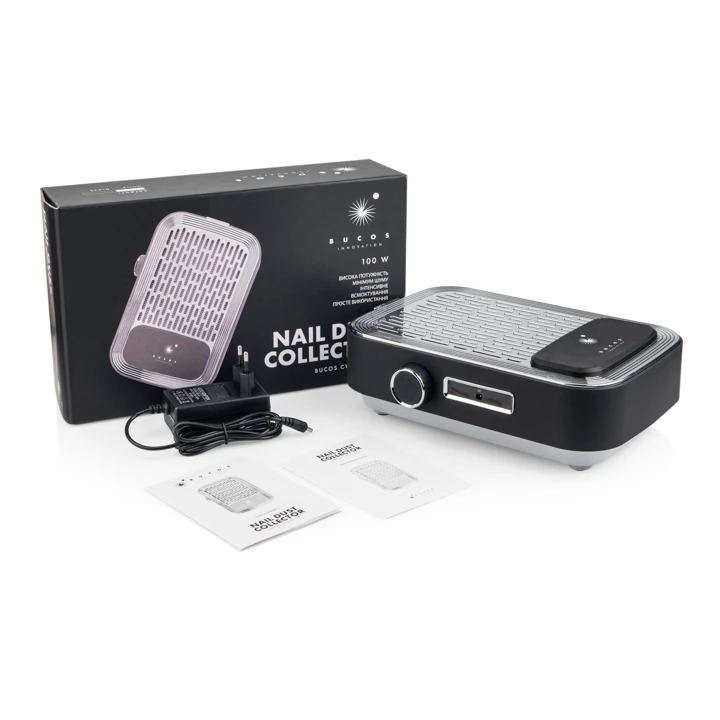 Вытяжка с фильтром НЕРА Bucos CYCLONE V3-B 100W с аккумулятором (Черная)