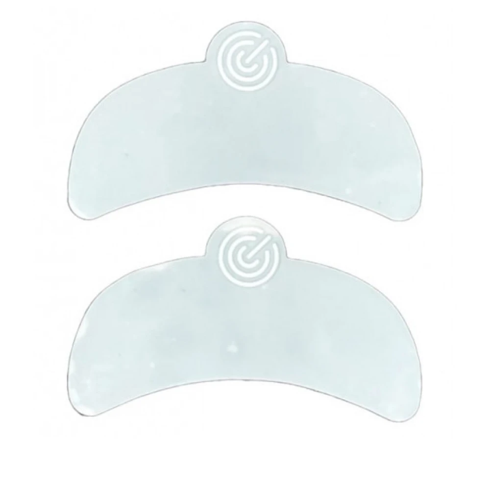 Патчи для ресниц силиконовые Maxymova 1 пара (Белый)