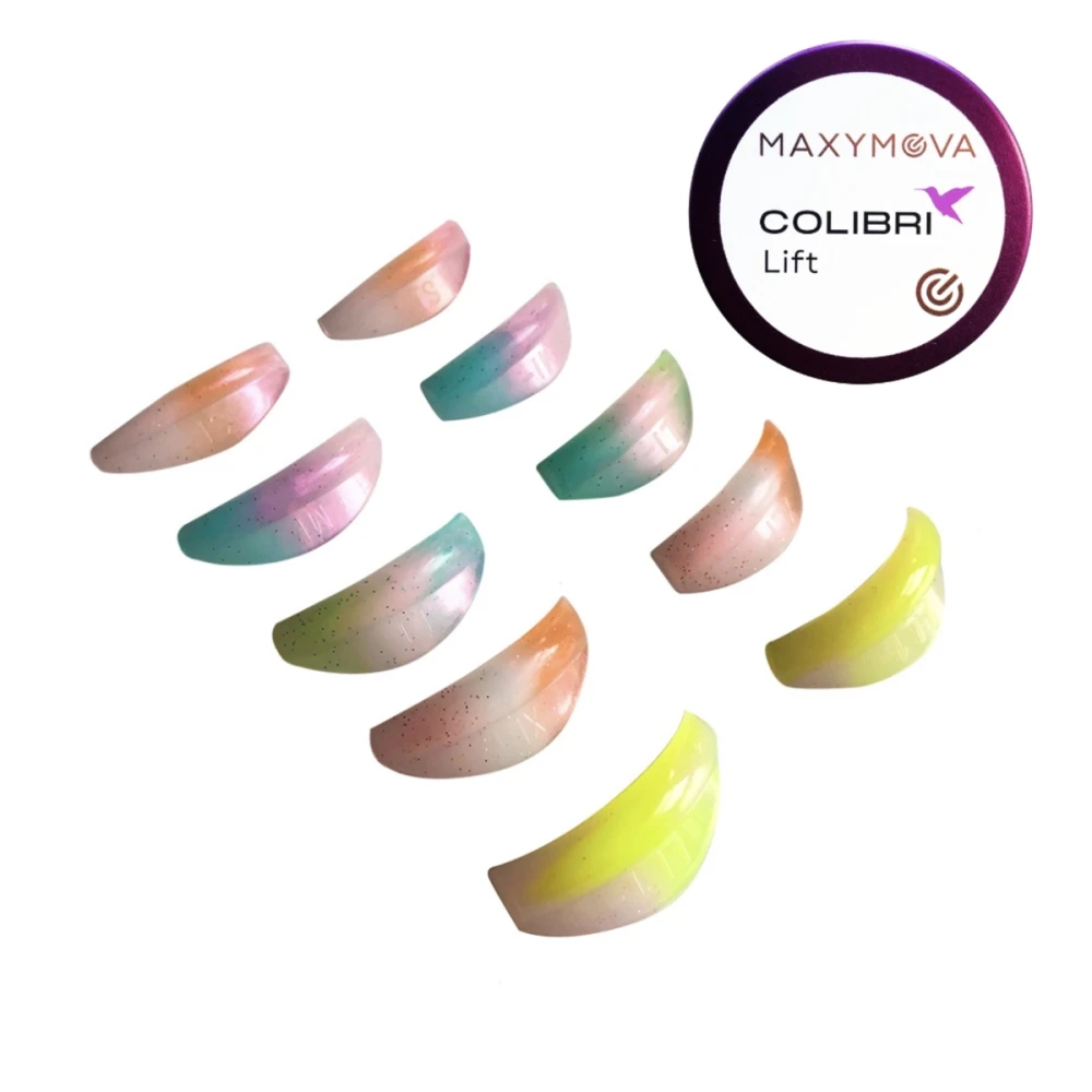 Набор бигуди для ламинирования ресниц Maxymova Сolibri Lift 5 пар