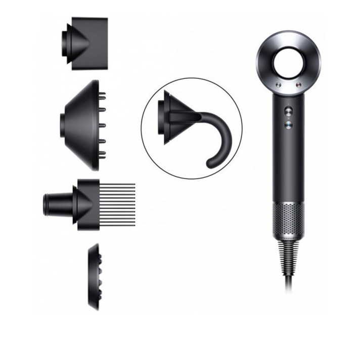 Фэн Dyson Supersonic HD07 (черный-никель)