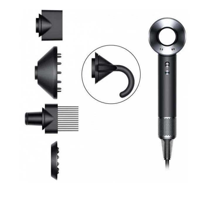 Фен Dyson Supersonic HD07 (чорний-нікель)