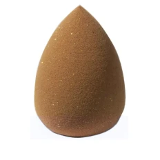 Спонж супер мякий Zola коричневий з блискітками крапля