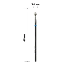 Фреза алмазна ART (102 куля синя 030)