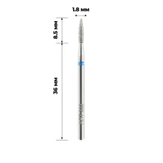 Фреза алмазна ART (222 полум'я  синє 018)