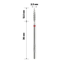 Фреза алмазна ART (301  полум'я торнадо червоне 023)