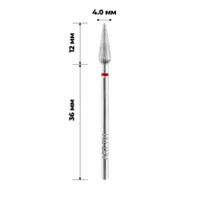 Фреза алмазна ART (701 кукурудза червона 040)