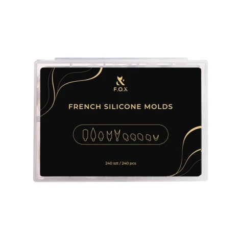Молди силіконові для викладного френчу French Silicone Molds 240 шт