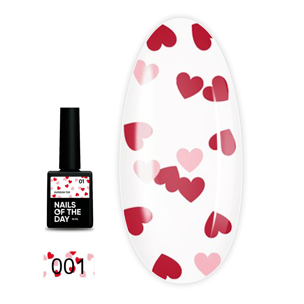 Топ NailSofTheDay Kupidon 10 мл (001)