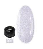 Полігель моделюючий з глітером Siller Poly Gel with Glitter 30 мл (003)