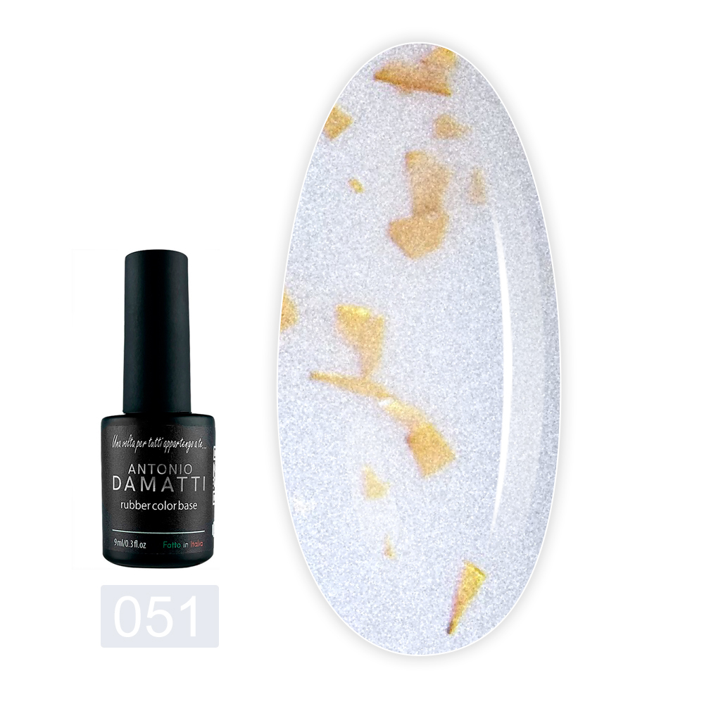 База ANTONIO DAMATTI Rubber Color 9 мл (051 gold leaf)