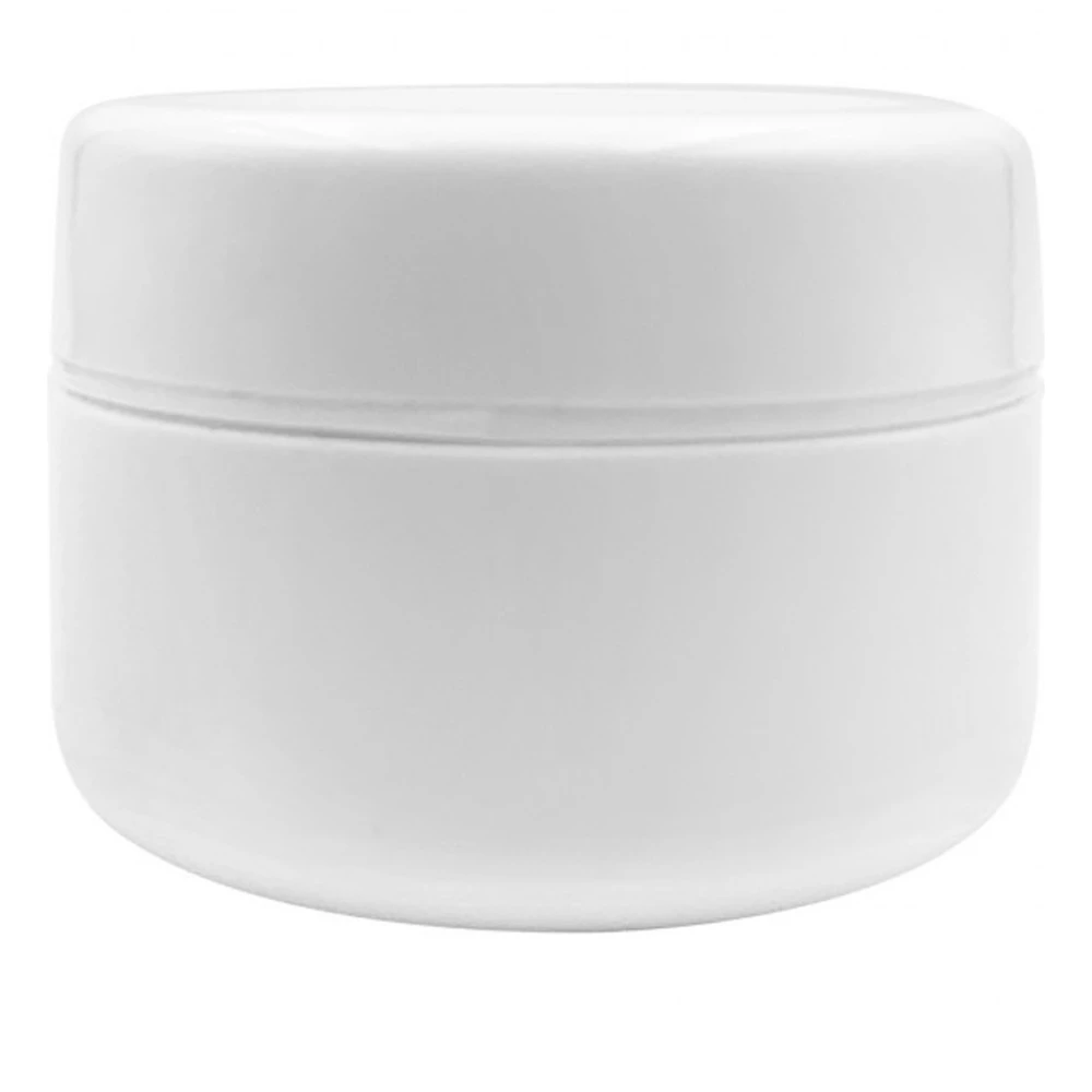 Баночка белая двойные стенки 50 мл