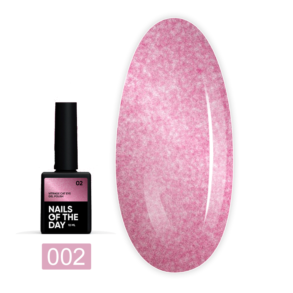 Гель лак NailSofTheDay Vitrage Cat Eye 10 мл (002)