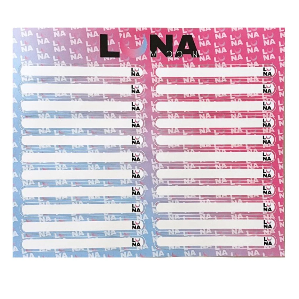 Наклейки на типсы Luna