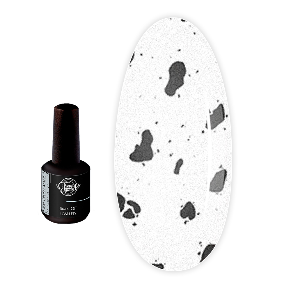 Топ TrendyNails Crush Matte фінішне покриття 15 мл