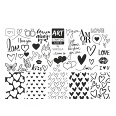 Пластина для стемпинга ART Stamping Mini (Love is)