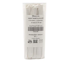 Шпатель дерев'яний вузький 2мм. 6мм. 140 мм. в упаковці в пакеті 50 од.